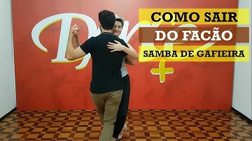 Como sair do facão - samba de gafieira || dança de salão