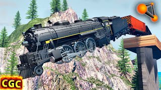 Falling trains BeamNG Drive