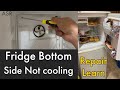 fridge not cooling downside and Refrigerator low cooling fridge fan Not work How to check cooling