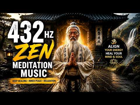 432 Hz Zen Meditation Music  Deep Healing, Inner Peace & Stress Relief
