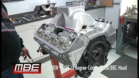 MBE  18Degree Big Block Chevy  Conventional Cylinder Head  EXPLAINED   ** TECH VIDEO **