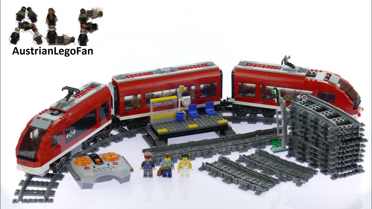 Minimer skam Sved Lego City 7938 Passenger Train - Lego Speed Build Review - YouTube