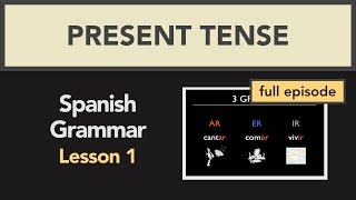 Spanish Course, Lesson 1- Present Tense, Regular verbs