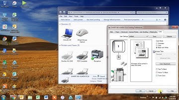 Default to B&W Printing and 2 Sided Printing on Sharp Copier
