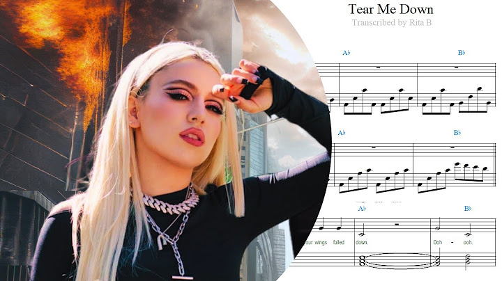 Joyner Lucas, Ava Max — Tear Me Down — Piano Sheet Music
