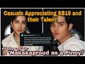 Breaking casuals appreciating sb19 and their talent  esbi updates