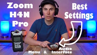Zoom H4N Pro best settings/menu & audio interface