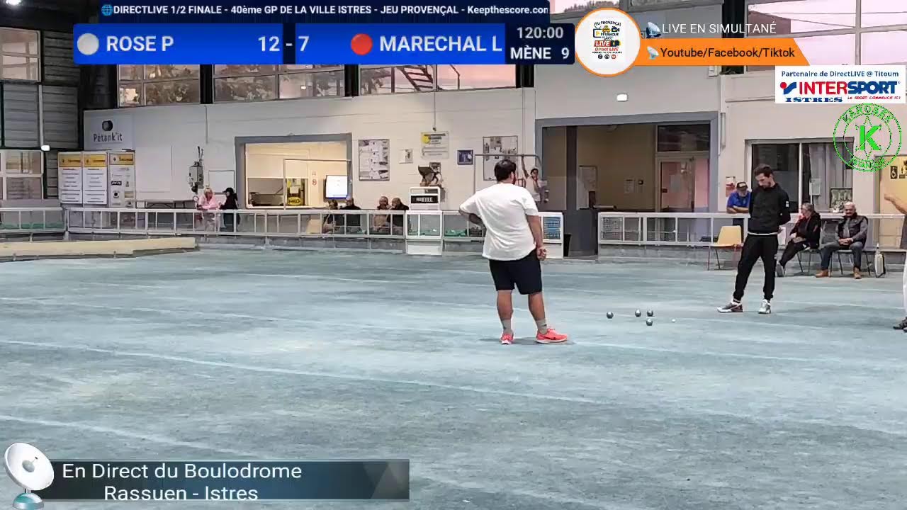 Miniature de la vidéo : 🎥 DIRECT LIVE 🎥 40ÈME GP DE LA VILLE D'ISTRES 🏆 JEU PROVENÇAL - 1/2 FINALE
