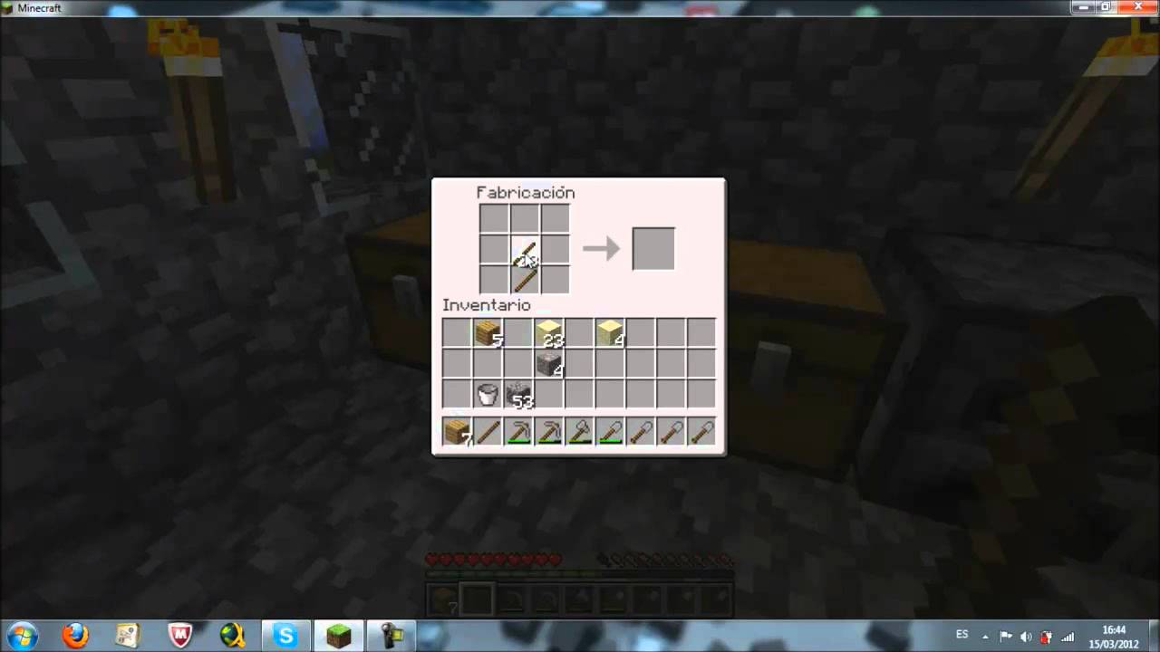 TUTO DE MINECRAFT--como hacer pico,pala,espada,azada