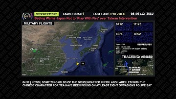 Military flights, Radio Comms, breaking news ans alerts  | WAR WATCH TV 24/7