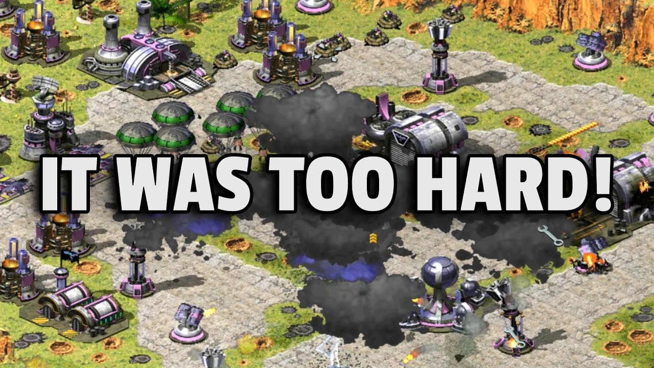 Red Alert 2 | It Was too HARD! | (7 vs 1 + Superweapons)