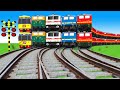  5 smart train   fumikiri 3d railroad crossing animation train