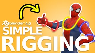 Amazingly EASY Way To Rig Characters in Blender 4.0