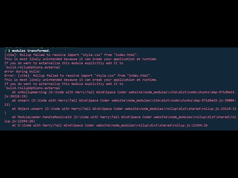 npm run build not working