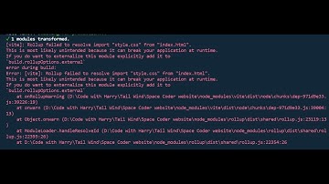 npm run build not working