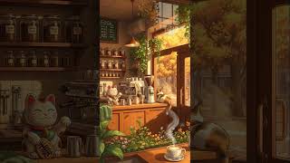 Peaceful Autumn Café ☕ Lofi Beats for Study, Relax & Mood #shorts  #lofi #autumncafe
