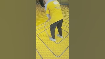 Installation process of plastic floor heating pipe_Good tools and Machinery make work efficiency