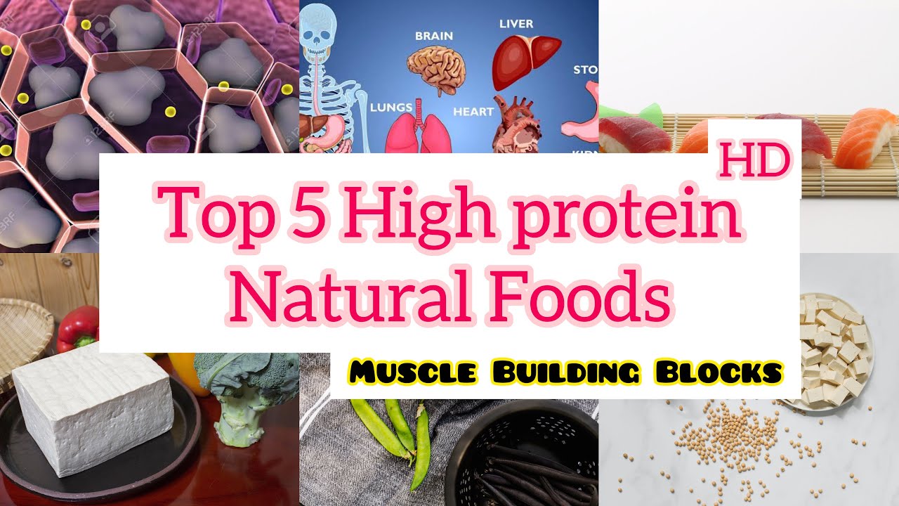 Top 5 protein Rich natural foods Healthy lifestyle YouTube