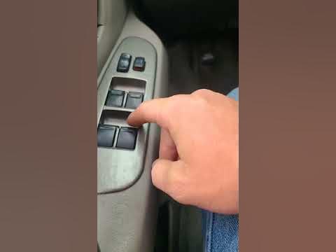 How to roll window up with broken window switch - YouTube