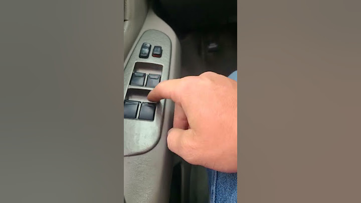 How to roll window up with broken window switch