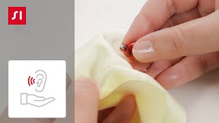 How to clean your Silk hearing aid and the click sleeve