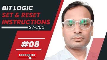 Siemens S7-200 Training 8 - Set and Reset Instructions In S7 200 PLC Programming