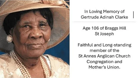 A Service of Thanksgiving for the Life of Gertrude...
