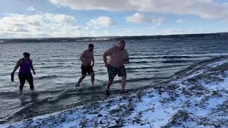 Video: 35th annual Polar Bear Plunge in Aurora