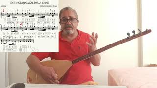 Solfej Yüce Dağ Başinda Kar Boran Boran Kisa Sap Bağlama Ekleyen Surgeon