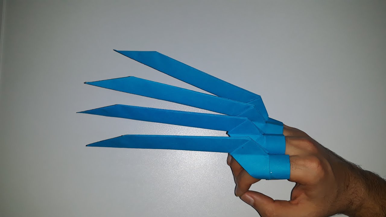 Origami Wolverine Pençesi Yapımı YouTube