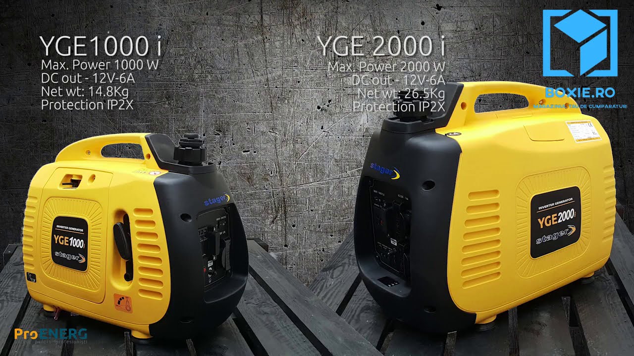 relay Evaluable Possible Stager YGE2000i Generator digital invertor monofazat, 1 8kW, benzina,  pornire la sfoara - YouTube