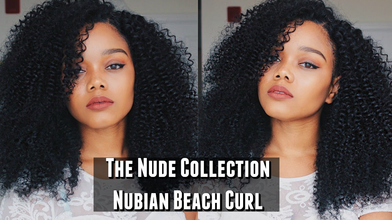 The Vanity Box Hair Review NUDE COLLECTION Nubian Beach Curl