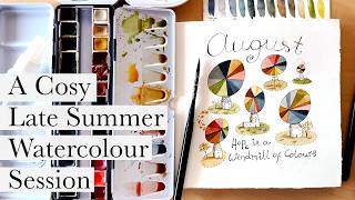 A Cosy Late Summer Watercolour Session 💛