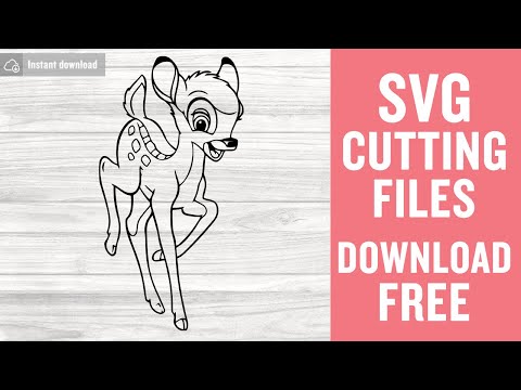 Bambi Svg Free Cut Files for Scan n Cut Instant Download