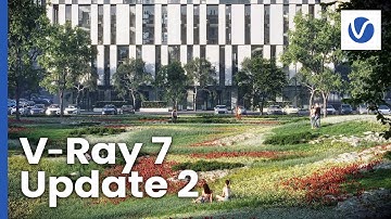 V-Ray 7 for SketchUp, Rhino, Revit, Update 2 | AI Material Generation, AI Enhancer, Night Sky & More