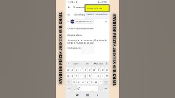 GMAIL - comment envoyer une pièce jointe par mail