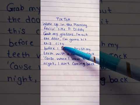 Kesha Tik Tok Lyrics Kesha Tiktok Lyrics Song Remix Music Mashup 