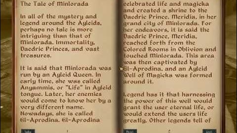 Oblivion Mod Review - The Well of Minlorada [Part 1]: Back Story and Darius