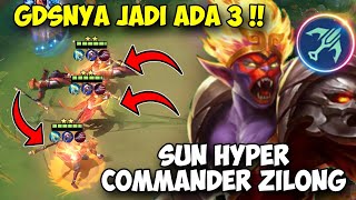 HERO TERBAIK UNTUK COMMANDER ZILONG !! HYPER SUN MM AUTO JADI 3 GREAT DRAGON SPEAR !! MAGIC CHESS ML