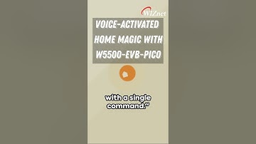 Voice-Activated Home Magic with W5500-EVB-Pico #Raspberrypi #Pico #home #smarthome #diy