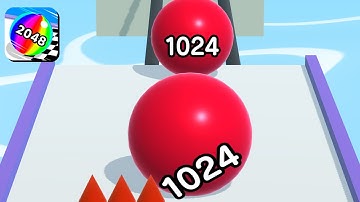 Ball Run 2048 - All Levels Mobile Gameplay Android, iOS ( Levels 242 - 262 )