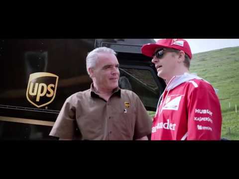 Funny UPS commercial with Sebastian Vettel & Kimi Raikkonen