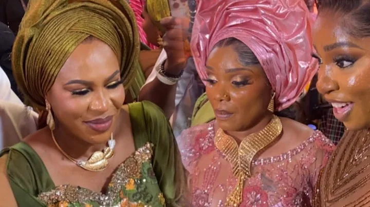 Fathia Balogun And Iyabo Ojo Compete On The Dance Floor At Priscilla And Juma Jux Traditional Weddin