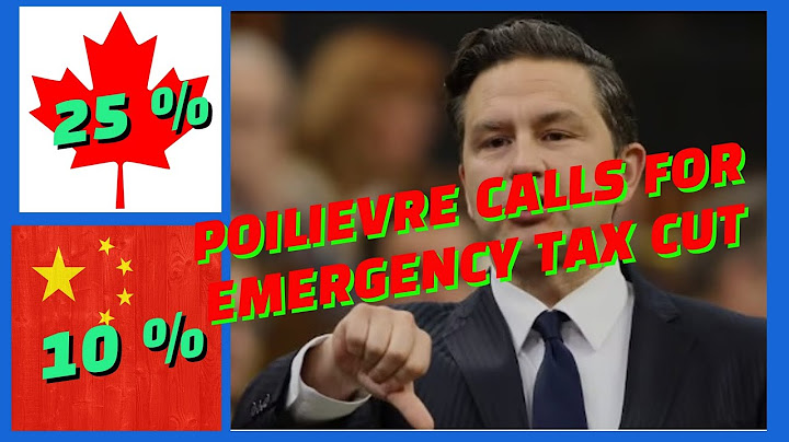 Poilievre calls for emergency tax cut