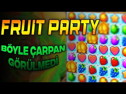 SLOT l SLOT OYUNLARI l FRUİT PARTY l MEYVELERLE DANS !! l #Slot #Slotoyunları