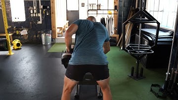 dumbbell rotational row