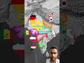 India States Comparison With Different Countries #map #history #india #facts #shortvideo