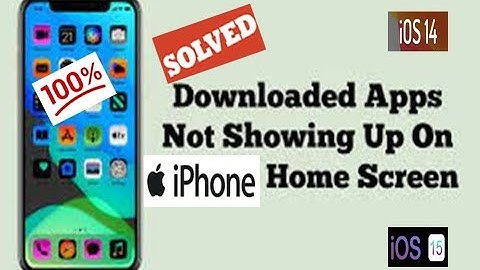 How to fix download apps not showing up on iPhone and iPad home screen iOS 14.7 || iOS 15