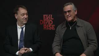 Evil Dead Rise (2023)  Interview | Sam Raimi and Bruce Campbell | HD