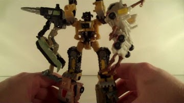 Kapow! Toys Presents... Powercore Combiners Sledge and Throttler